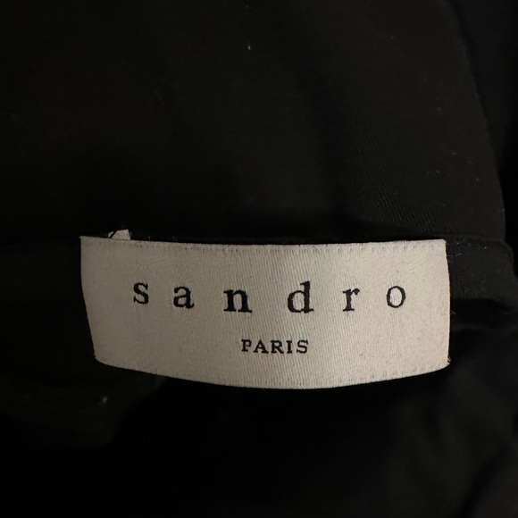 Sandro Paris lantern high waisted pants Size 6 black colour - Picture 14 of 17